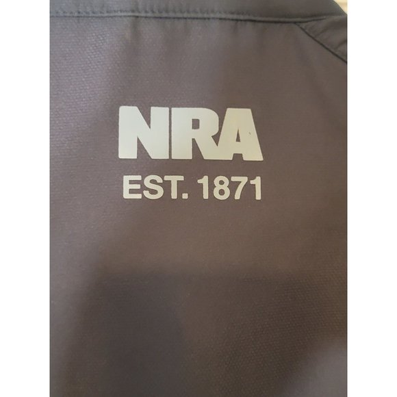 NRA Full Zip Lightweight Jacket Soft Shell Member Black Size‎ XL Men's Pockets - Picture 7 of 10